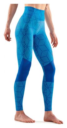 Legging Femme Skins Series-5 Skyscraper Bleu