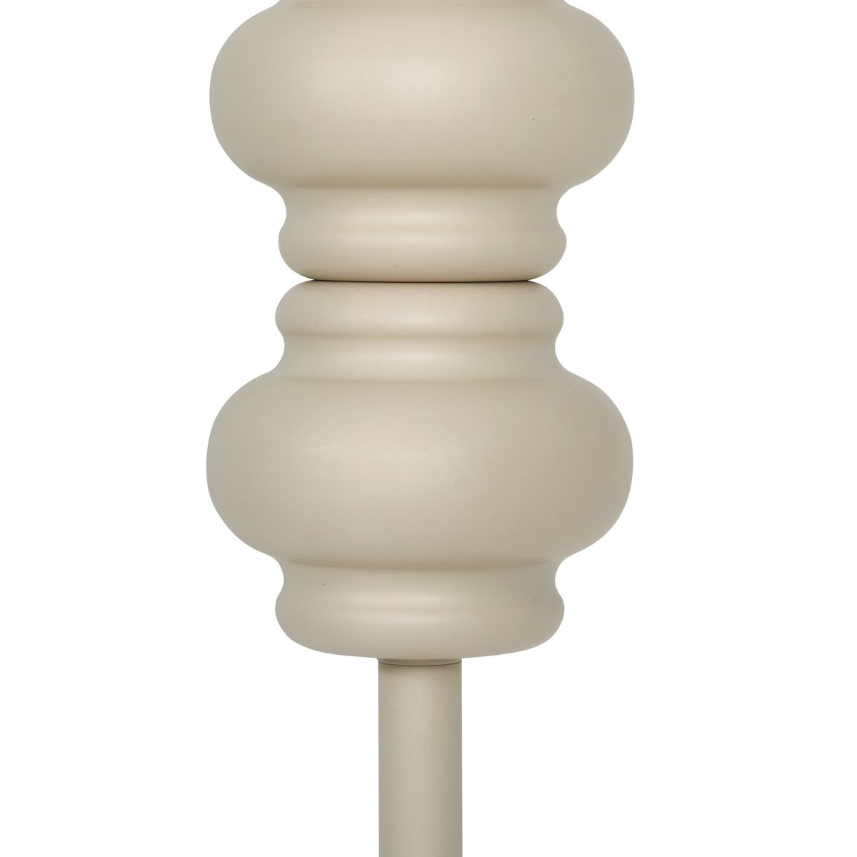 Retro vloerlamp beige met mat glas - Fedde