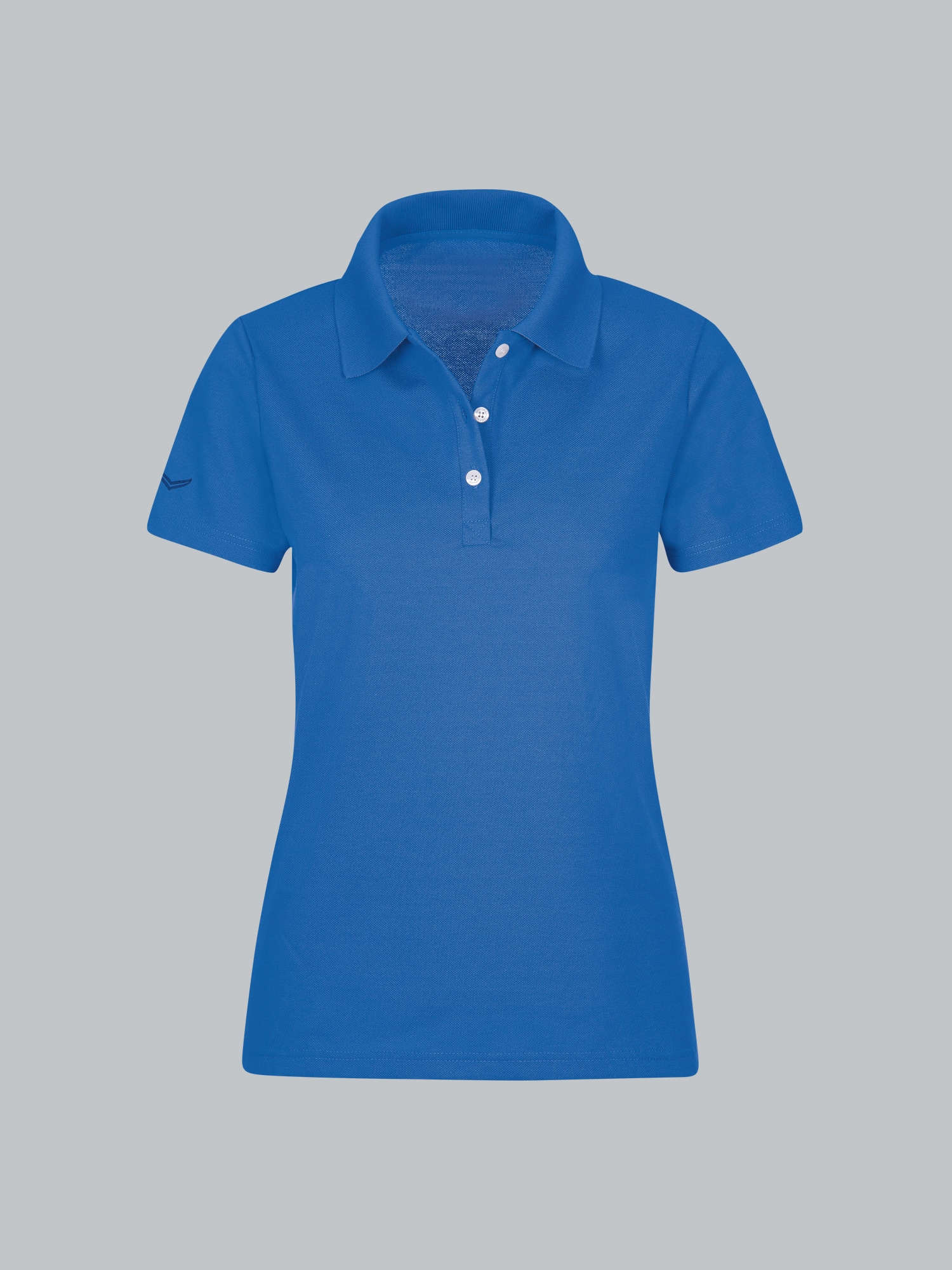 Poloshirt aus Baumwolle Electric-blue