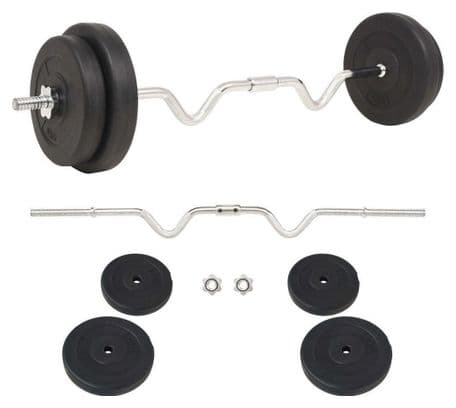 Ensemble d'haltères 30 kg fitness musculation sport 02_0000743