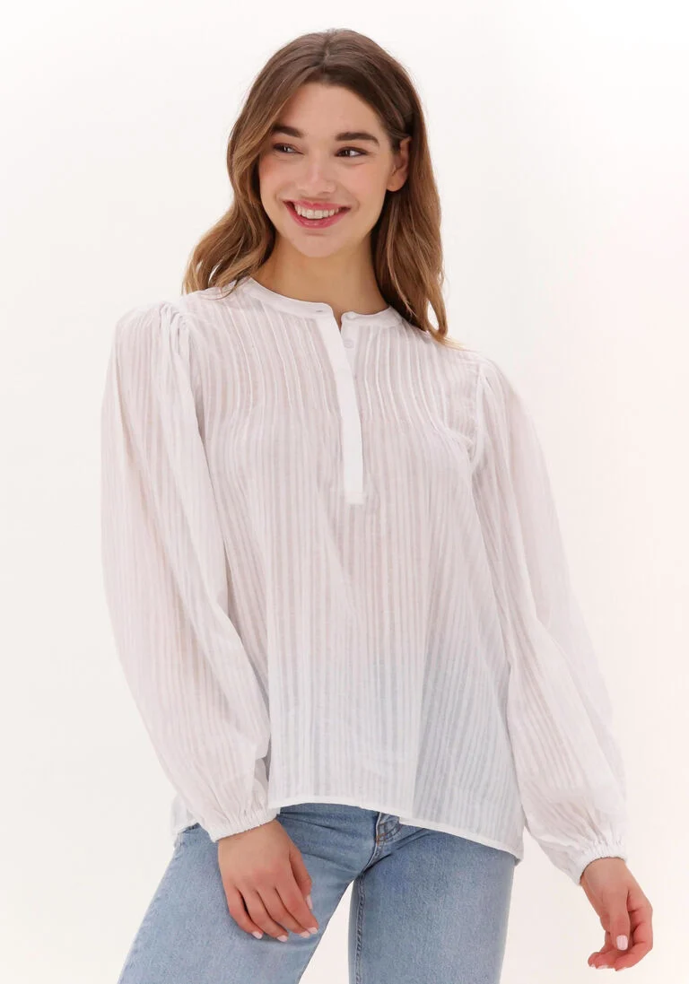 MY ESSENTIAL WARDROBE witte my essential wardrobe blouse iggy blouse