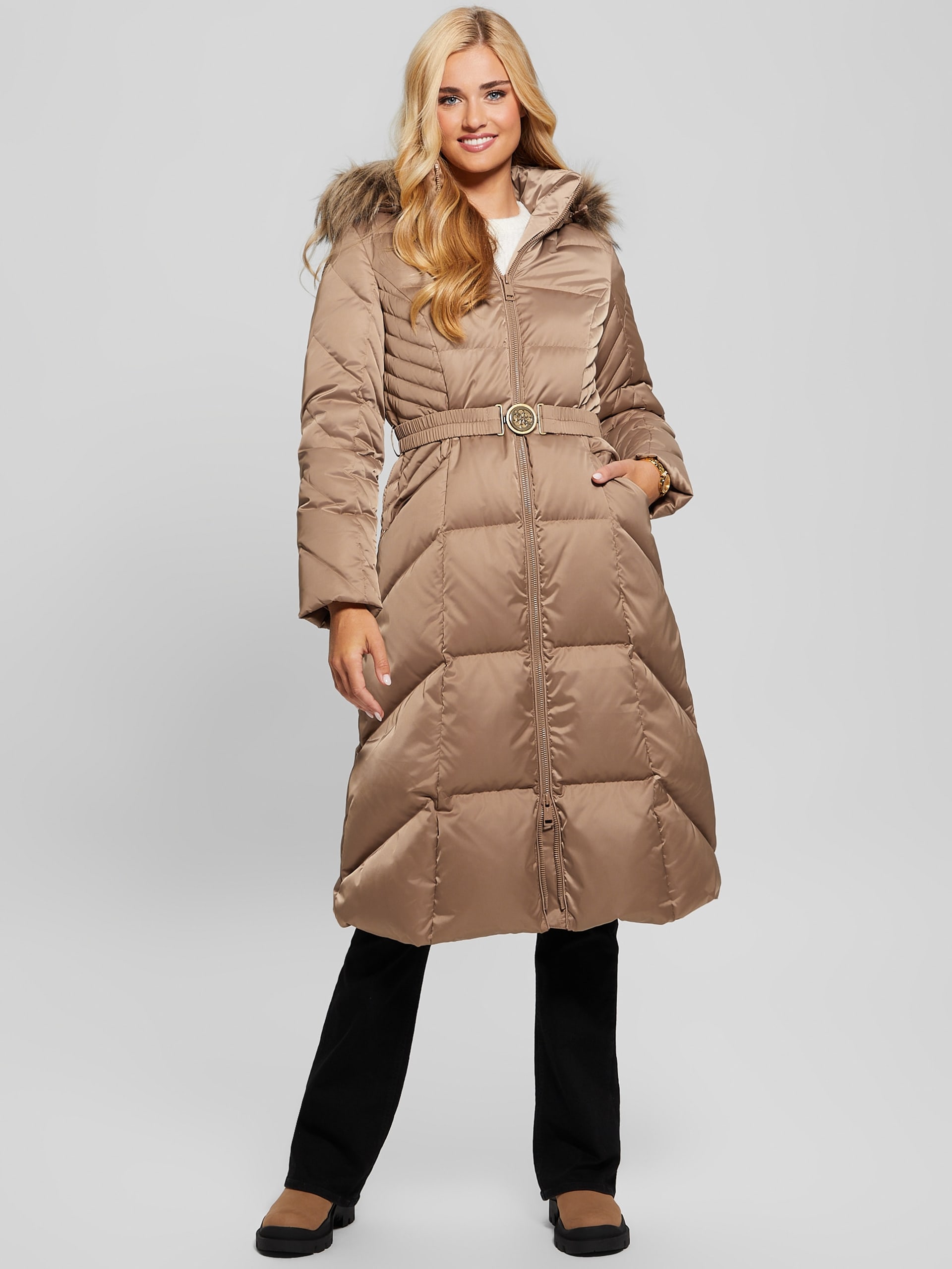 Jaqueta Olga Genuine Down Longline