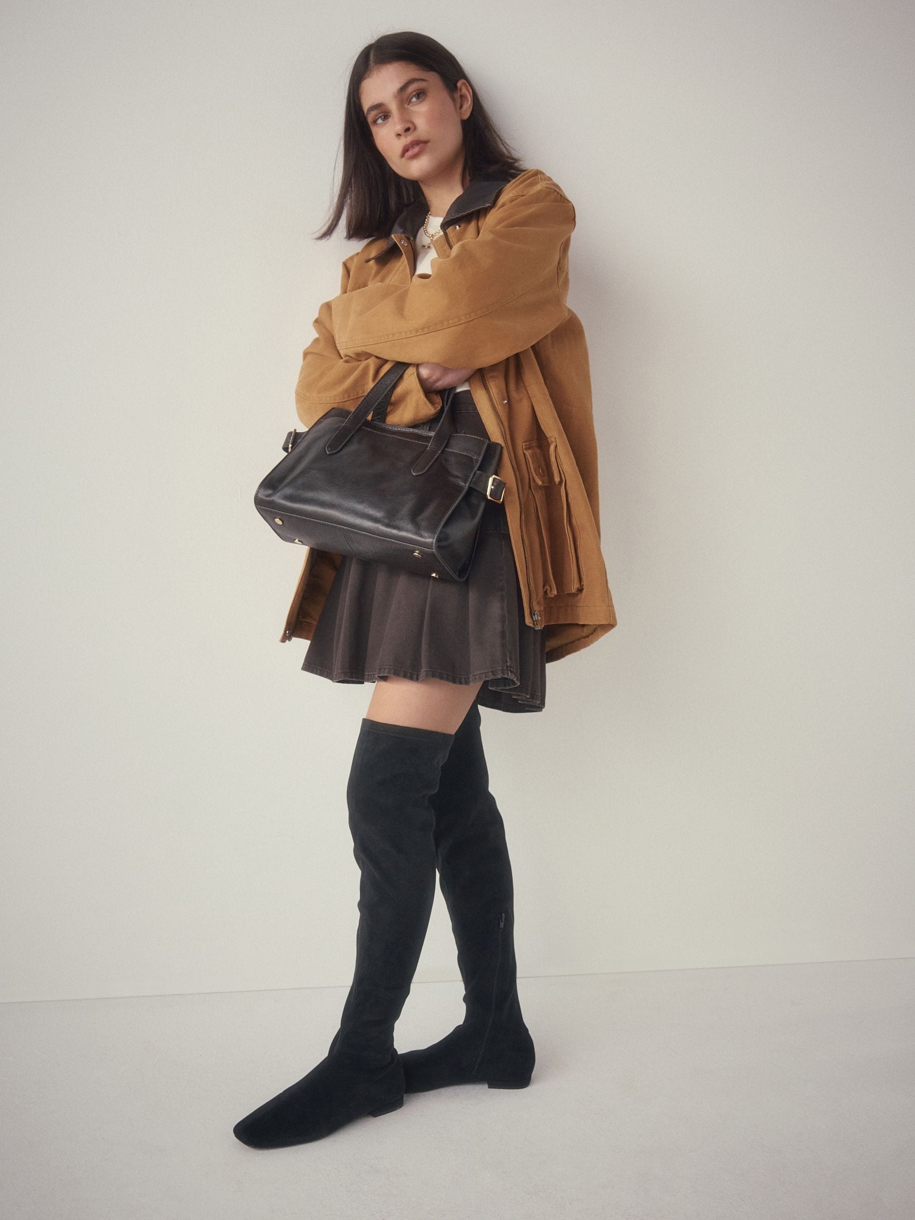 Zwart - Forever Comfort® Flat Sock Over The Knee Boots
