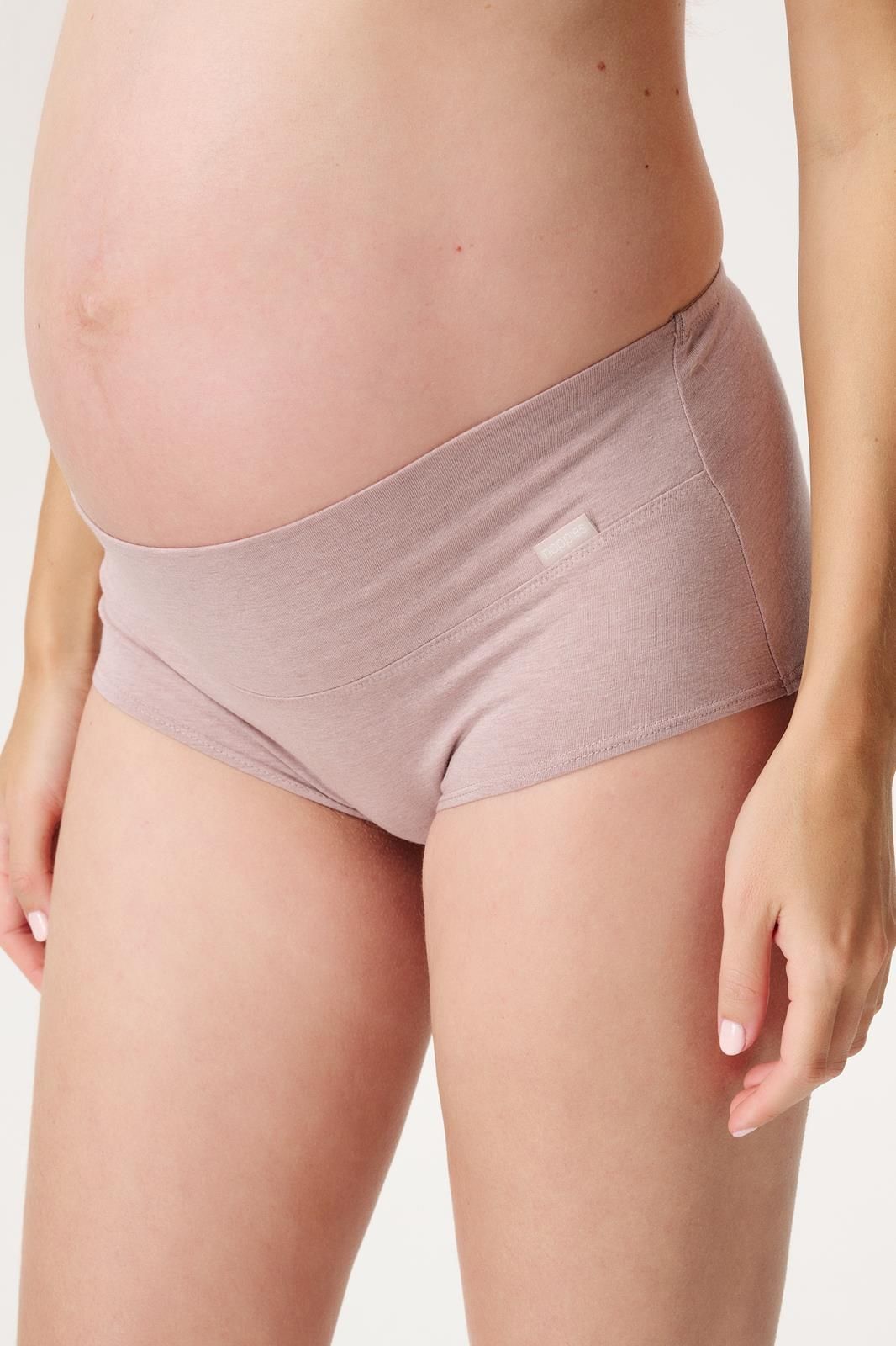 Noppies Maternity Short Cotton Melange - Bark Melange