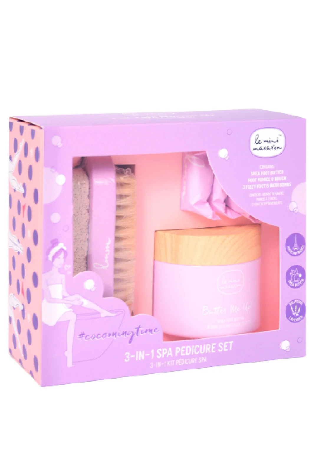 Le Mini Macaron Cocooning Time Spa Pedicure Set