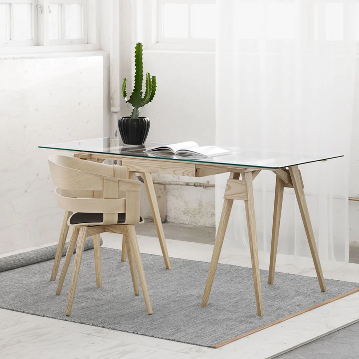 Design House Stockholm - Arco Schreibtisch, weiss