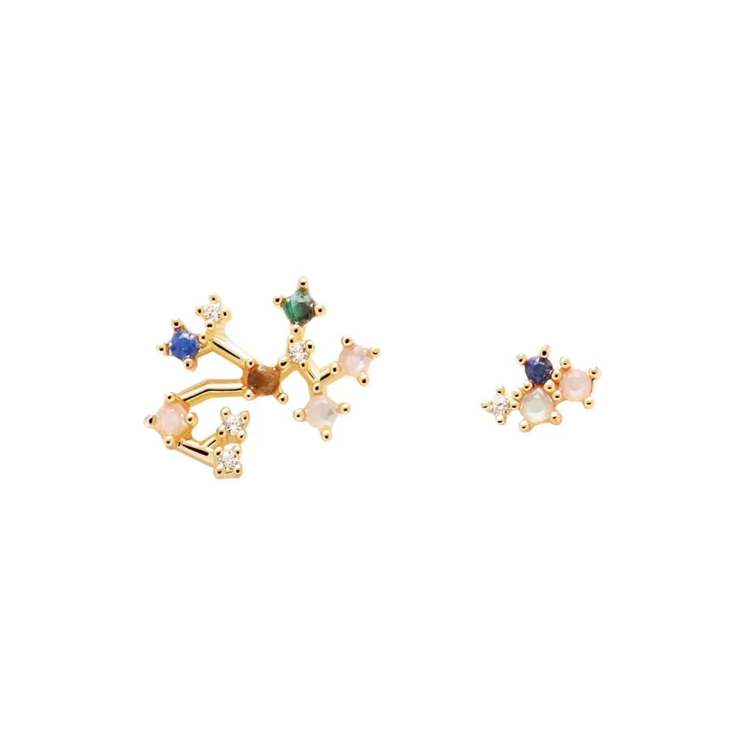 PDPAOLA Sagittarius Øreringe 18 kt. Forgyldt Sølv AR01-412-U