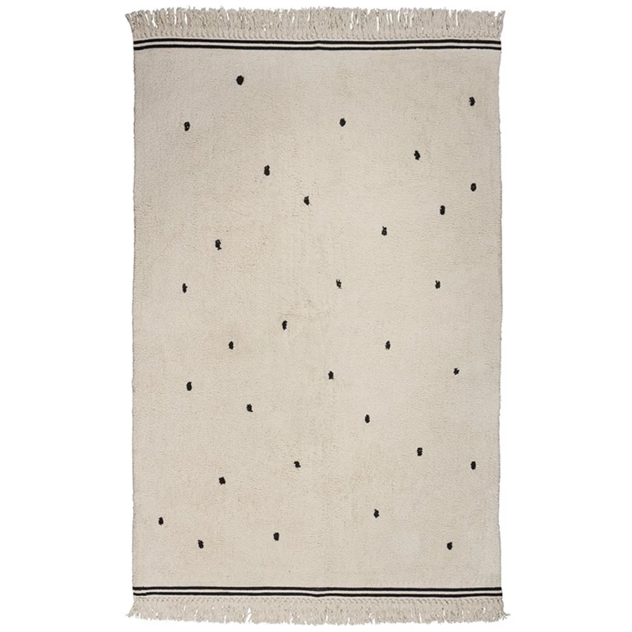 Tapis Petit Kinderteppich Emily dots cream 170 x 120 cm
