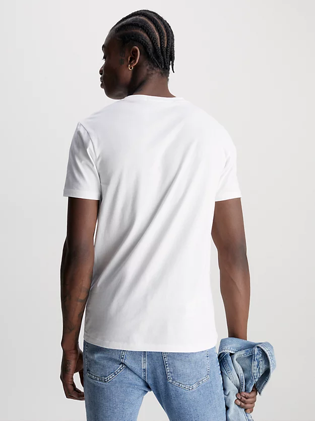 Camiseta slim fit com monograma