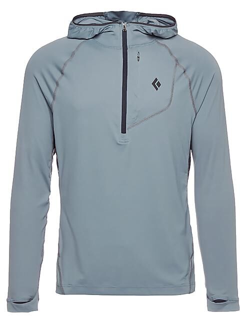 BLACK DIAMOND - T-SHIRT MANCHES LONGUES ALPENGLOW PRO HOODY M