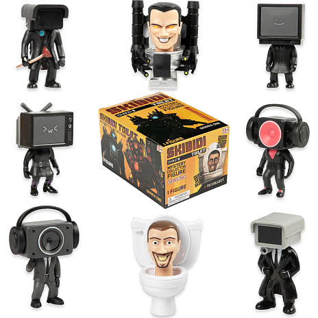 Skibidi toilet mystery figurer Coll serien - flere varianter - assorteret