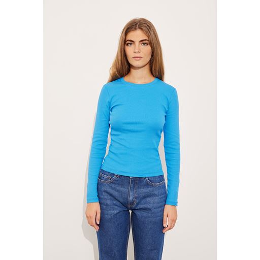 Envii Enally Langærmet T-shirt, French Blue, XL