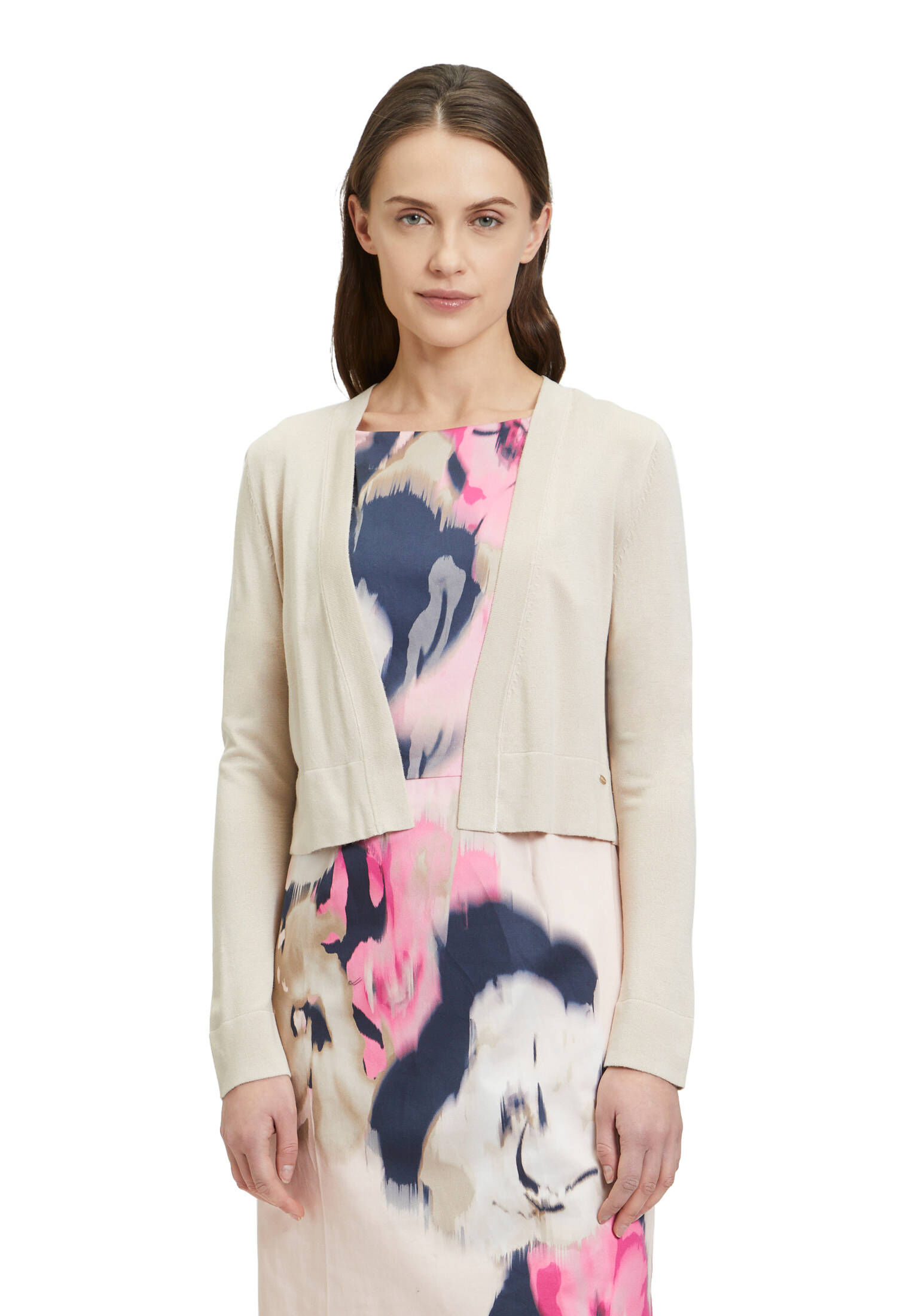 Betty & Co| Damen Strick-Cardigan ohne Verschluss