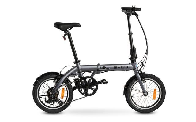 Micromobility Micro faltbares E-Bike 16 Zoll inklusive LED Lichterset und Akku 250W
