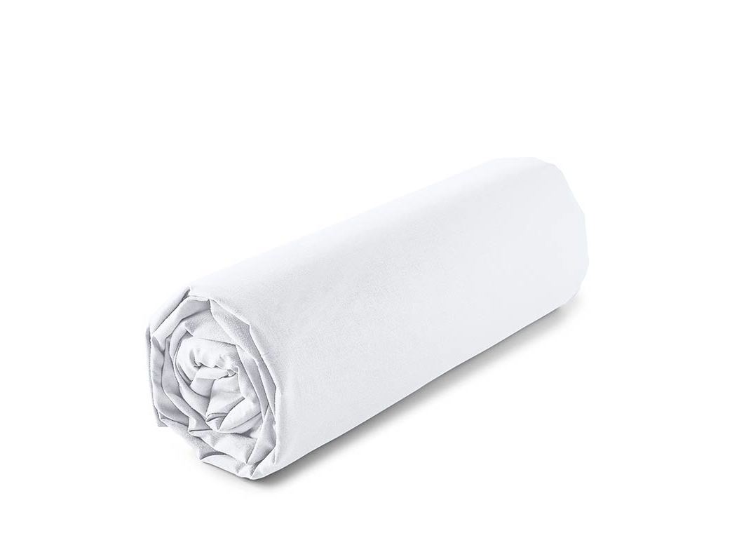 LENÇOL DE BAIXO COM ELÁSTICO ACTUEL BRANCO PERCAL 180X200CM