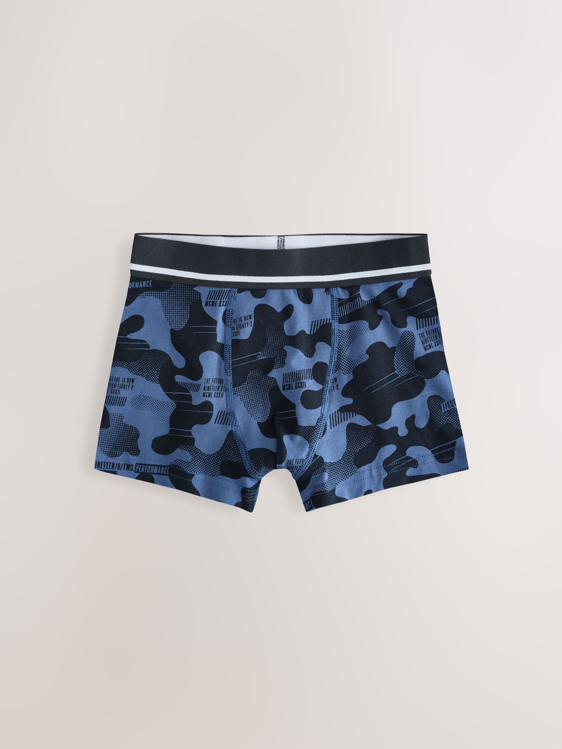 Camouflageprint - Verpakking van 7 boxers (3-16jr)