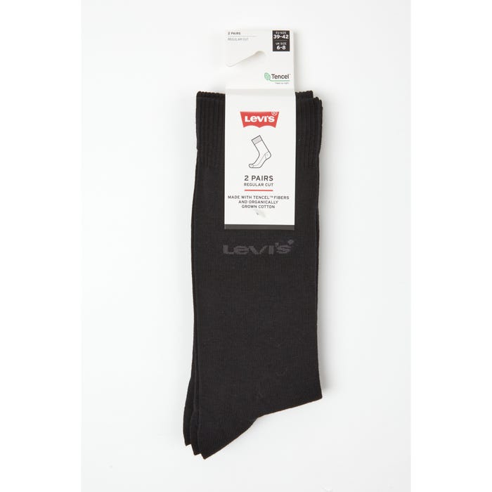 Levi's-2-pack effen sokken - levi's