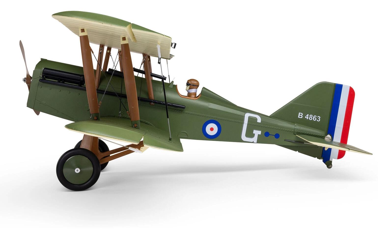 Doppeldecker SE5a 900 mm PNP<br>Ferngesteuerte Modell Jagdflugzeug Elektromotor