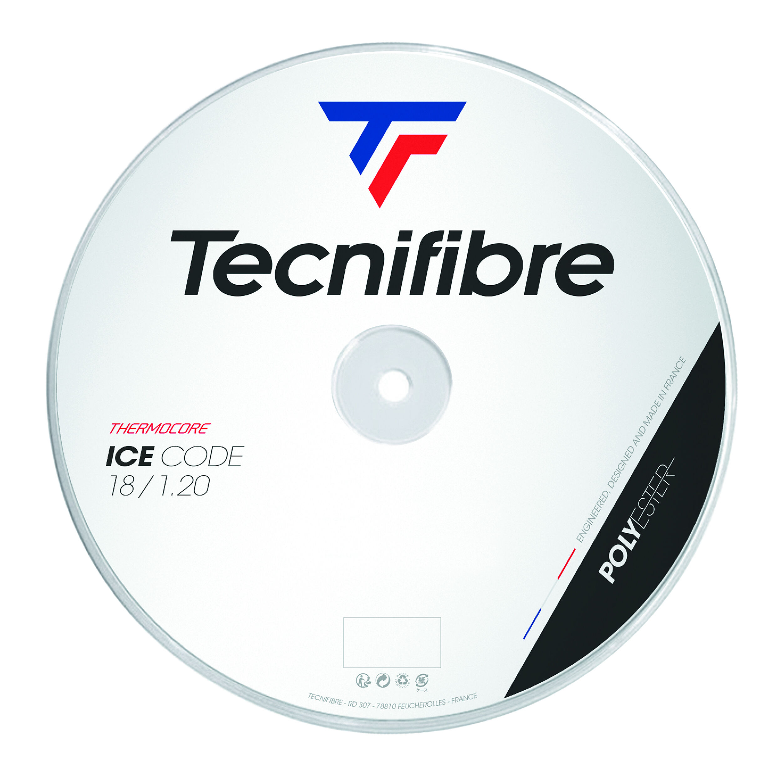Tecnifibre Ice Code Bobine Cordage 200m - Blanc