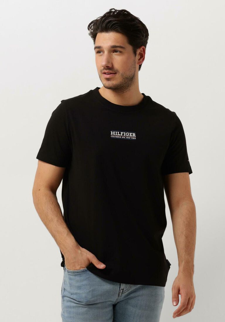 TOMMY HILFIGER zwarte tommy hilfiger t-shirt small hilfiger tee