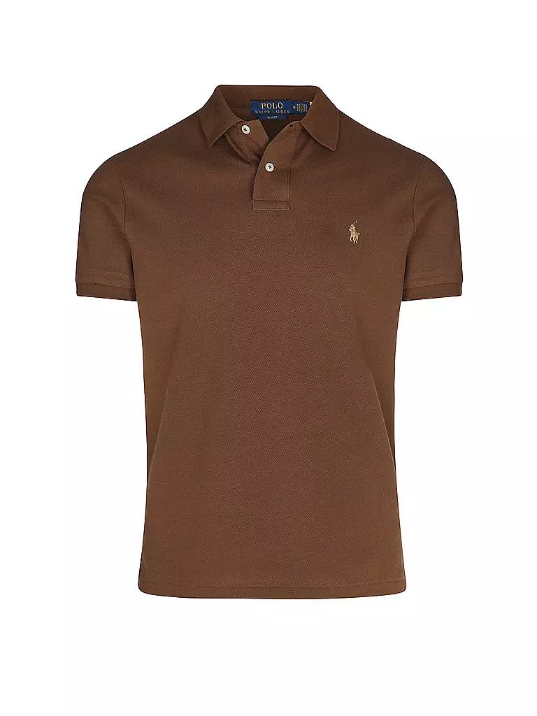 POLO RALPH LAUREN Poloshirt Slim Fit braun