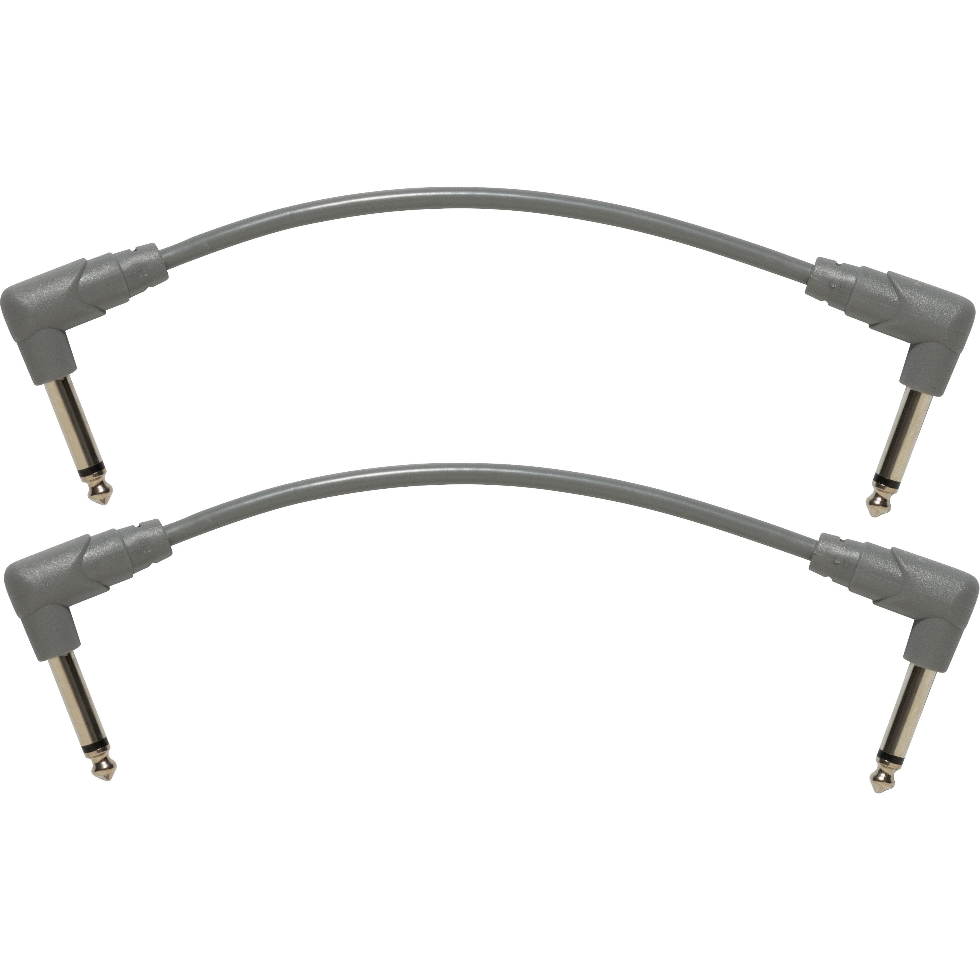 Gibson CABP-GRY Vintage Original Instrument Patch Cables 15 cm (2-Pack)