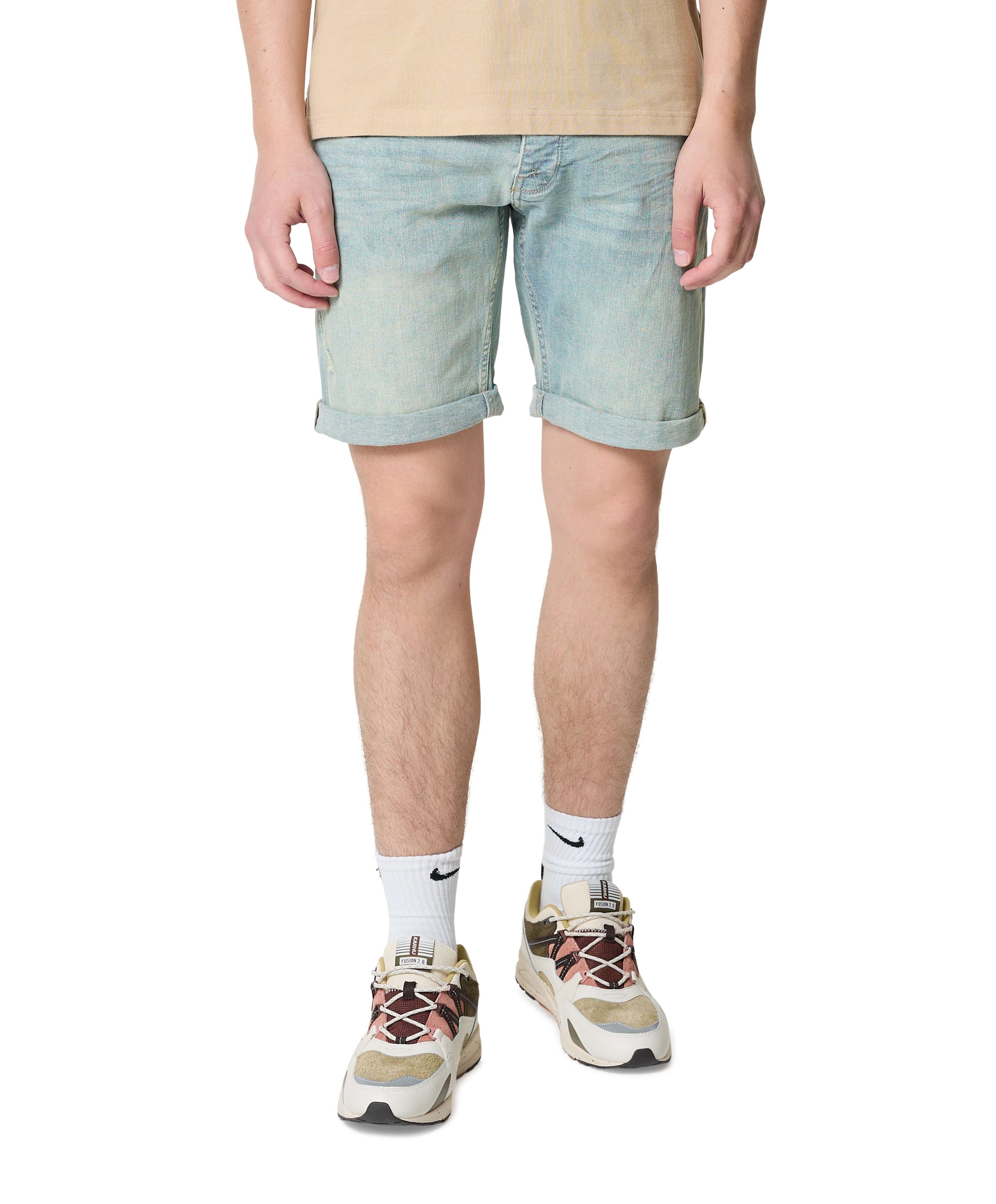 Pure Path The Miles Slim Fit heren korte broek groen