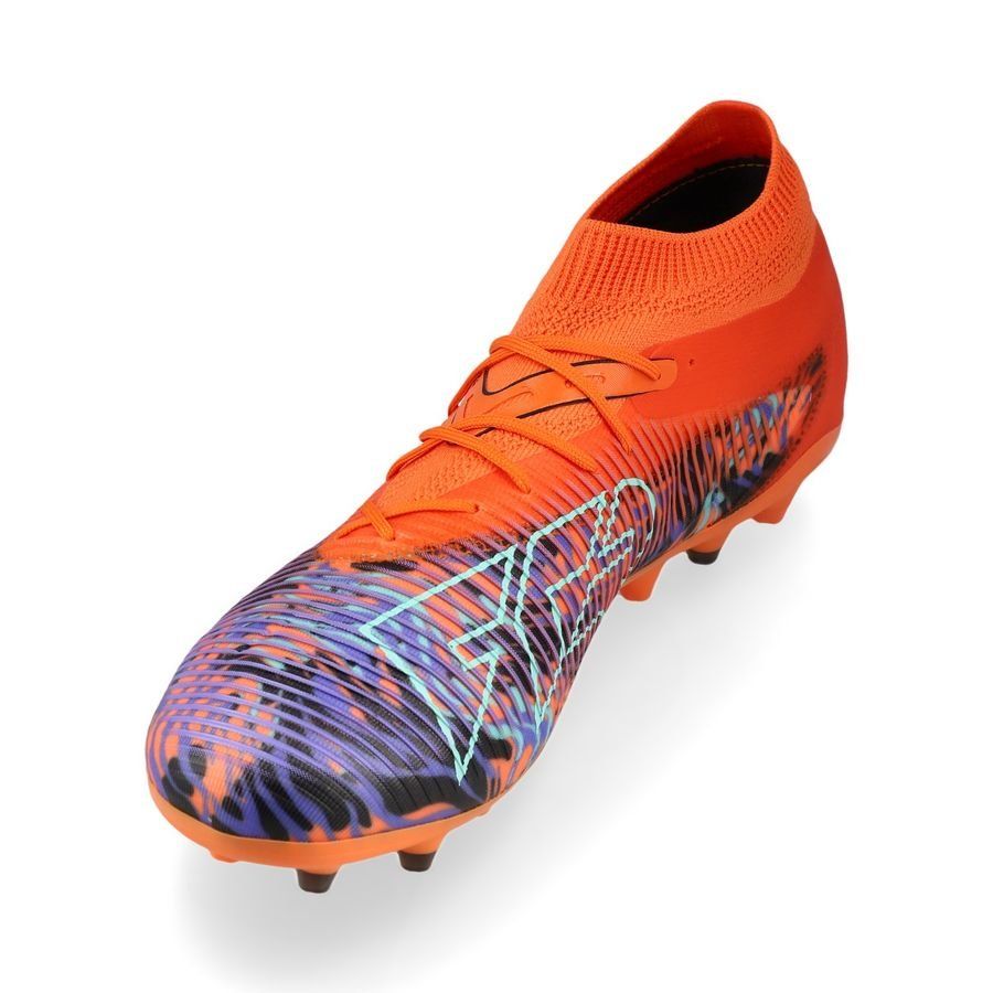 PUMA Future 8 Match MG Creativity - Orange Poppy/Dark Amethyst/Bleu/Noir ÉDITION LIMITÉE