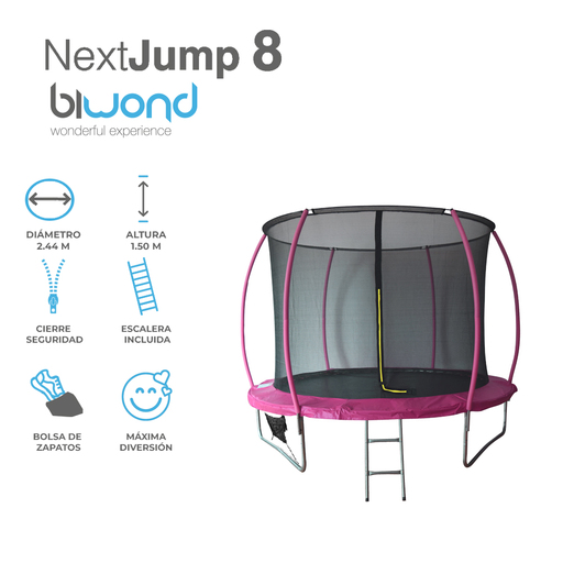 Nextjump 8 Cama Elástica Biwond