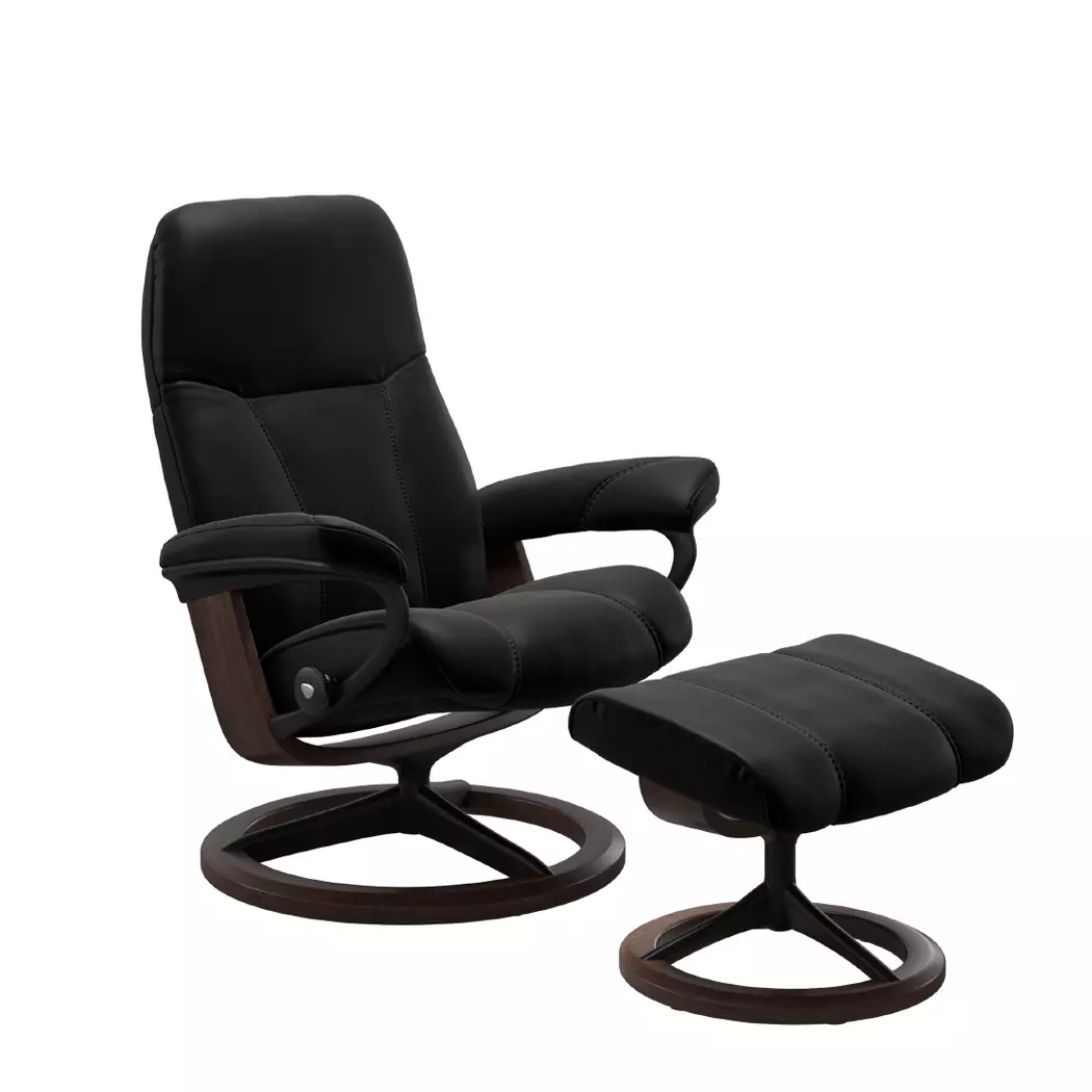 Sessel mit Hocker Consul Signature