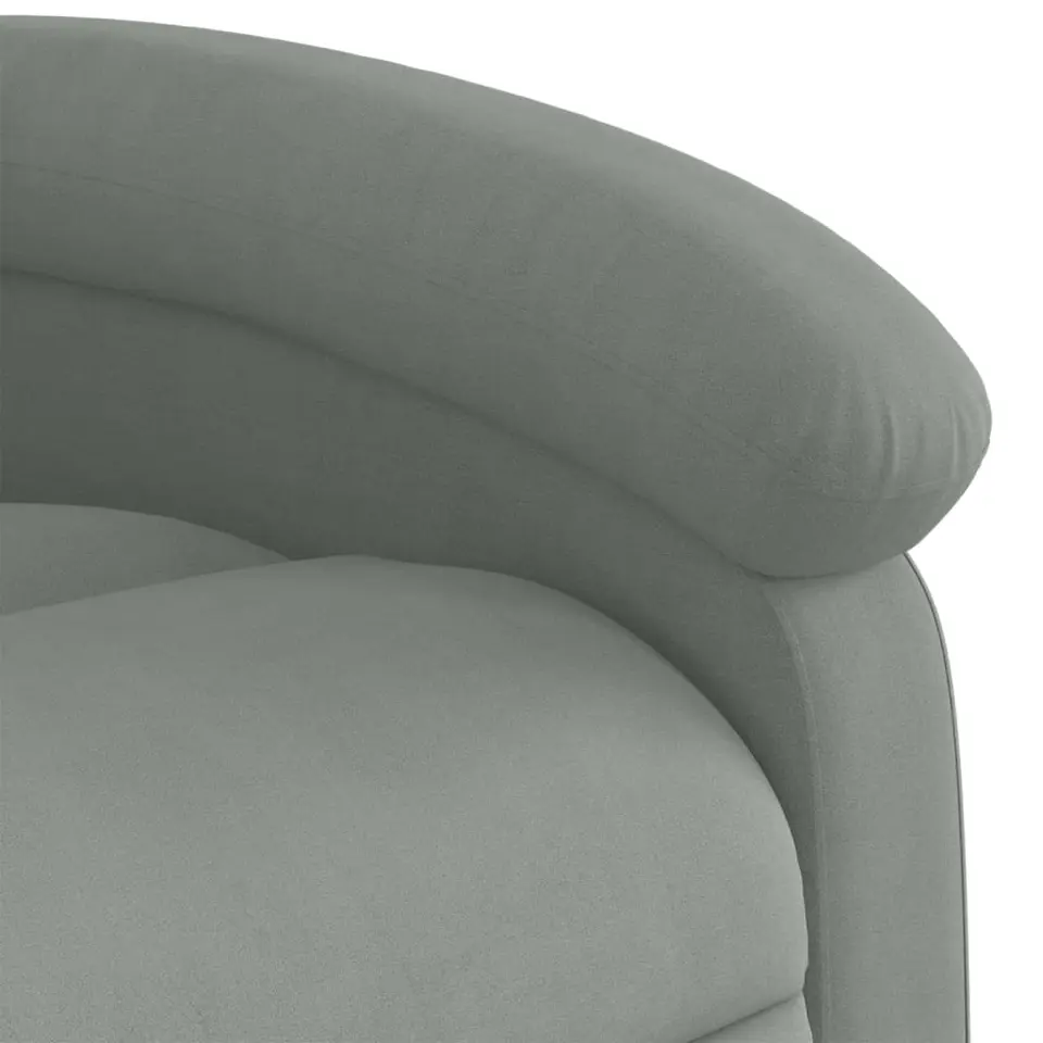 vidaXL - Fauteuil - Grijs - Fluweel