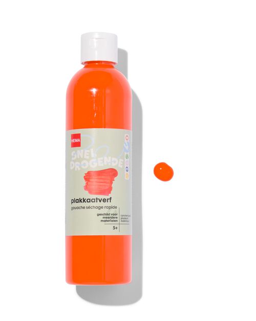 gouache orange 250 ml