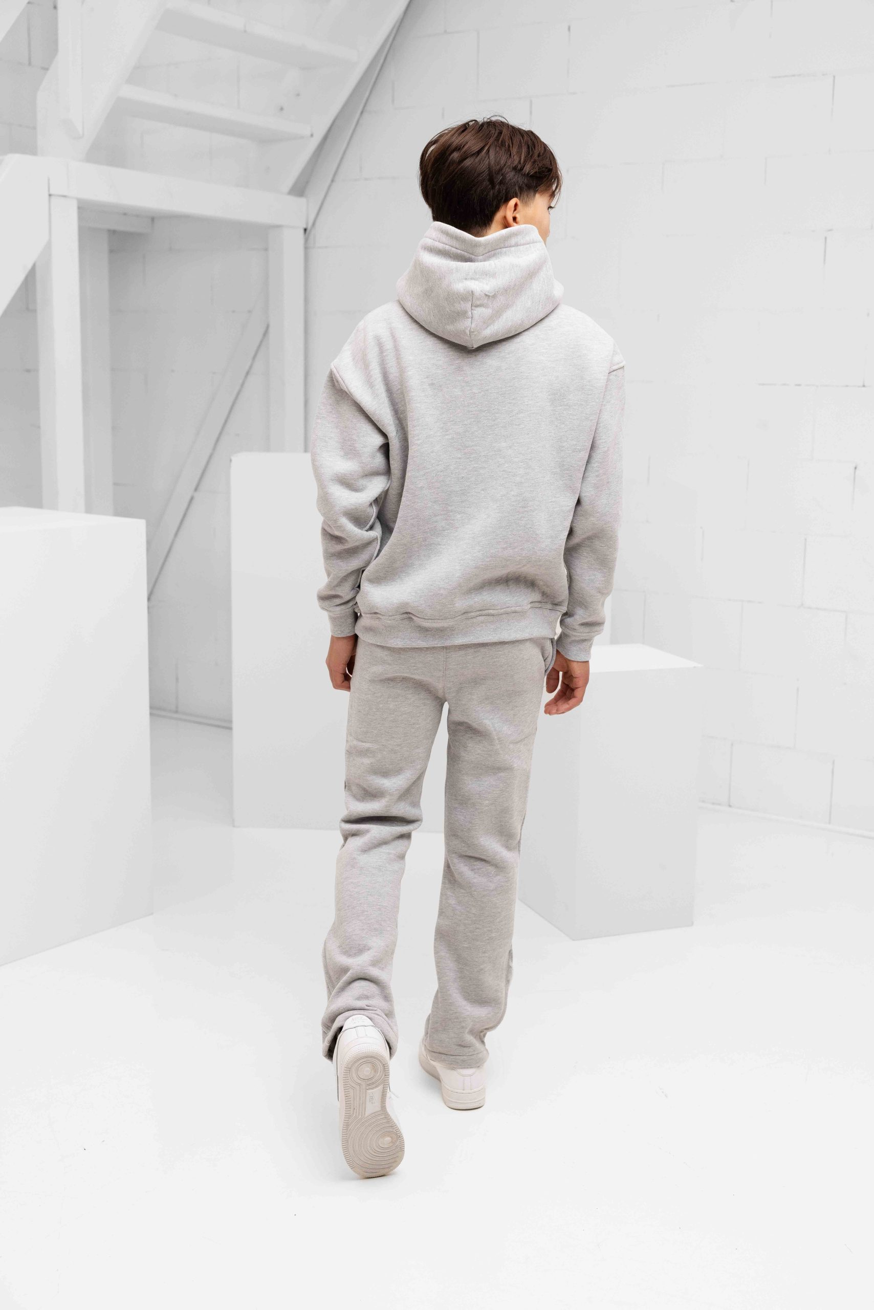 Black Bananas Ripped Monogram Trainingspak Kids Grijs