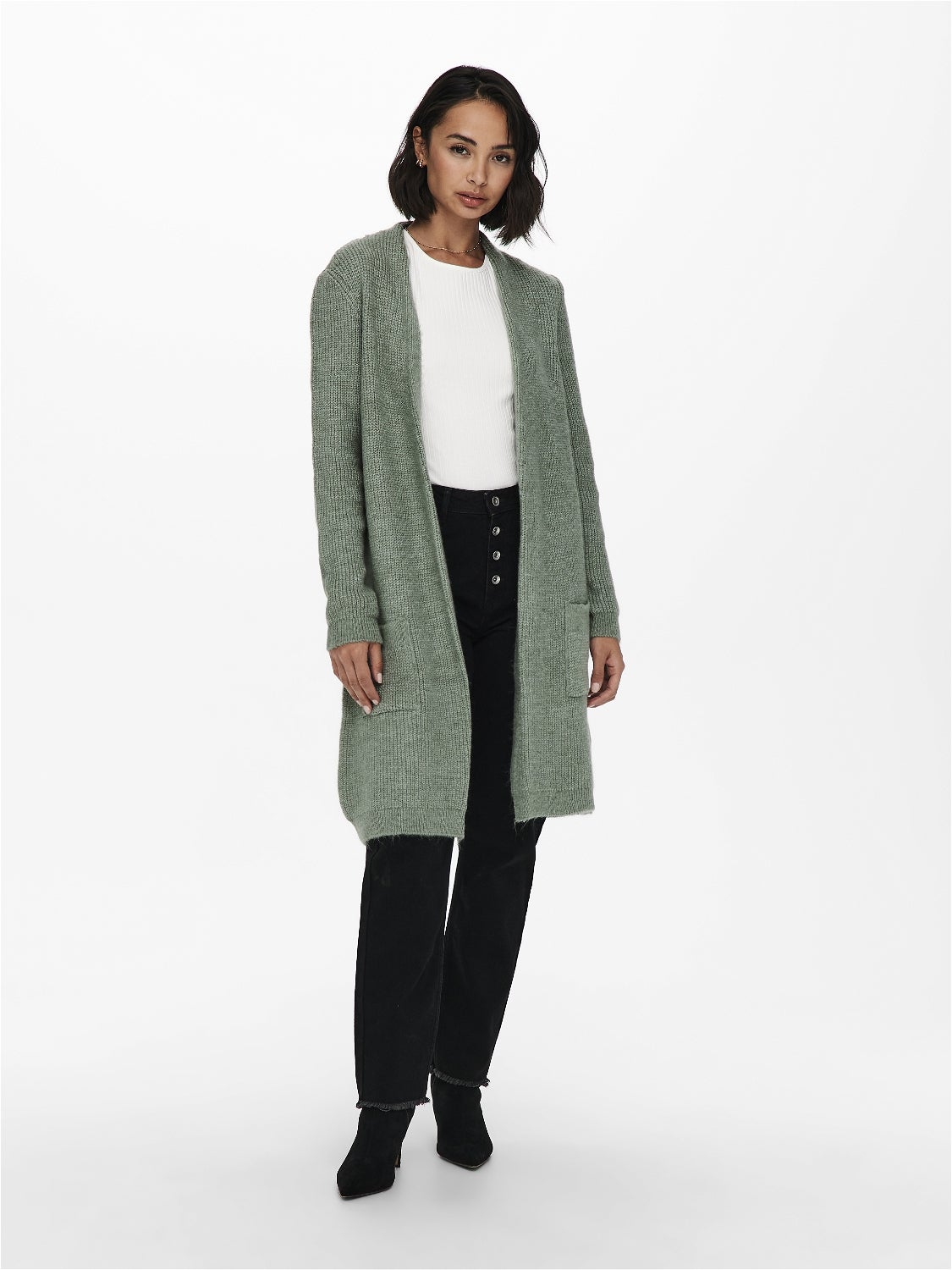 ONLJADE Strickjacke Granite Green