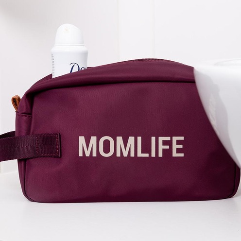 Trousse De Toilette Baby Momlife Aubergine - CHILDHOME