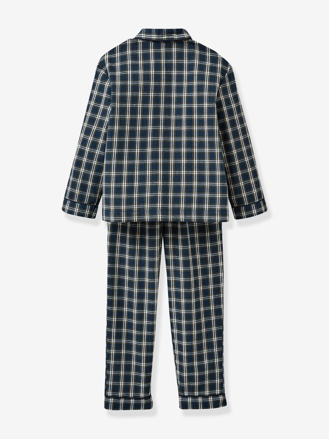 Pijama xadrez clássico para meninos