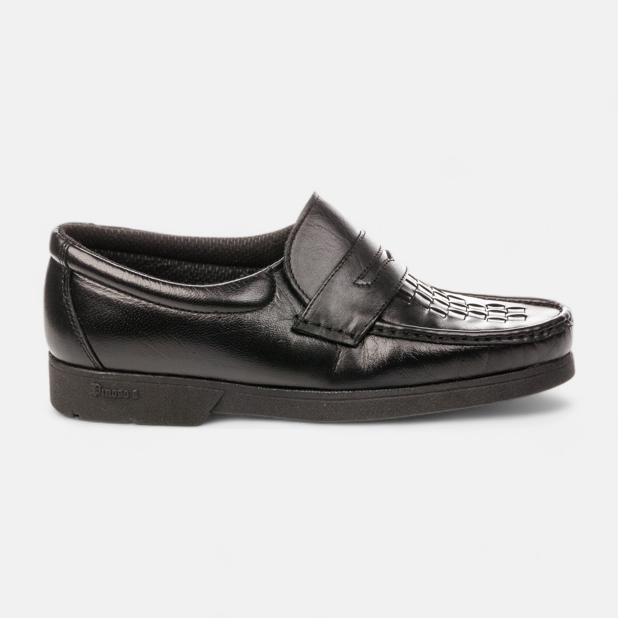 Mocassins Homme en cuir noir