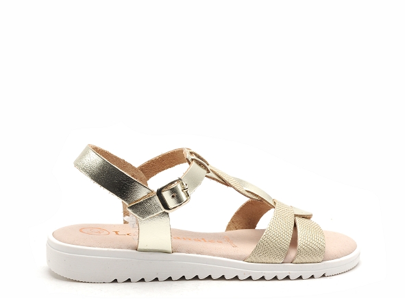 Lola  canales nu pieds enfant 4018 or