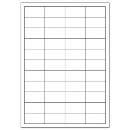 Primus Etiketten 25 Blatt DIN A4, 48,3 x 25,4 mm, 1100 Stück