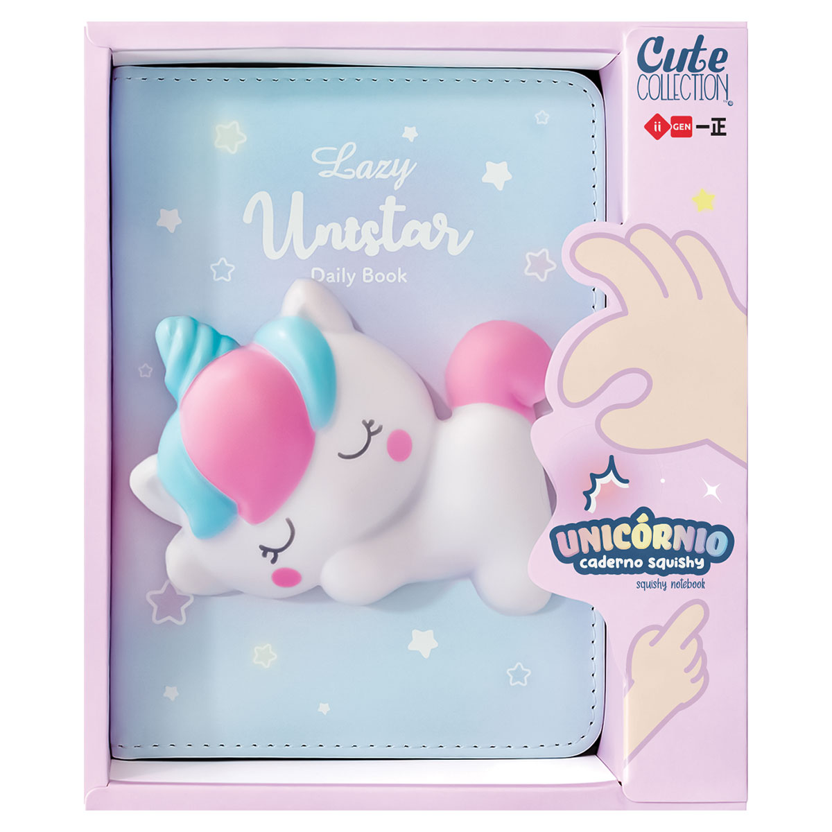CADERNO UNICÓRNIO SQUISHY CUTE COLLETION