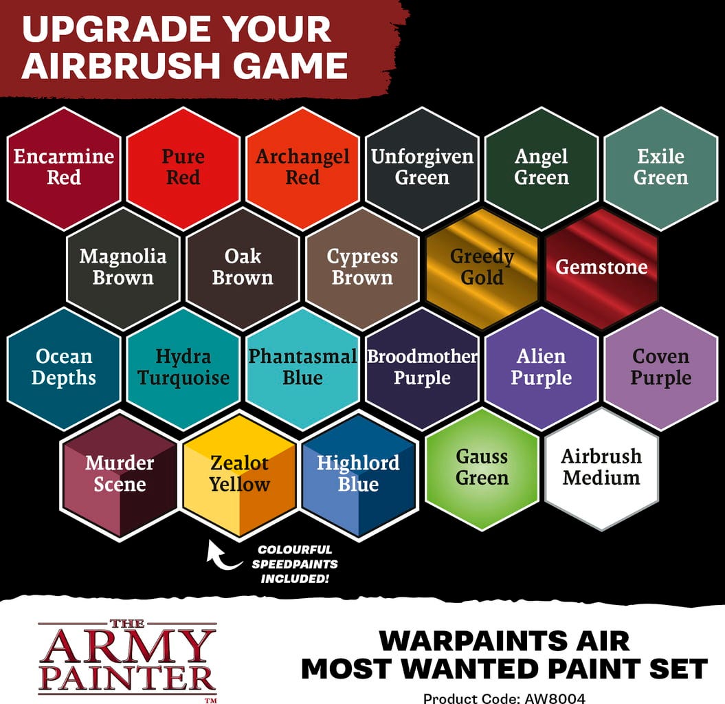 The Army Painter  Warpaints Air Most Wanted Set    Deine Geheimwaffe für perfekte Miniaturen!