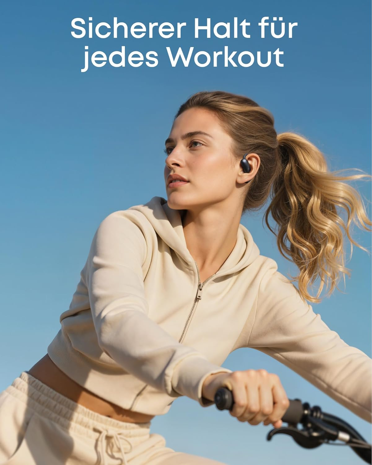 AeroFit 2 AI Bluetooth 5.4 Open-Ear Kopfhörer mit KI-Übersetzung (A3874G12) - Schwarz