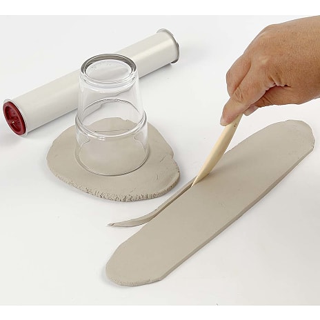 Selvhærdende ler, lys grå, 1000 g