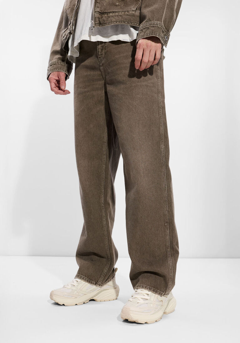 khaki represent jeans r3 baggy denim