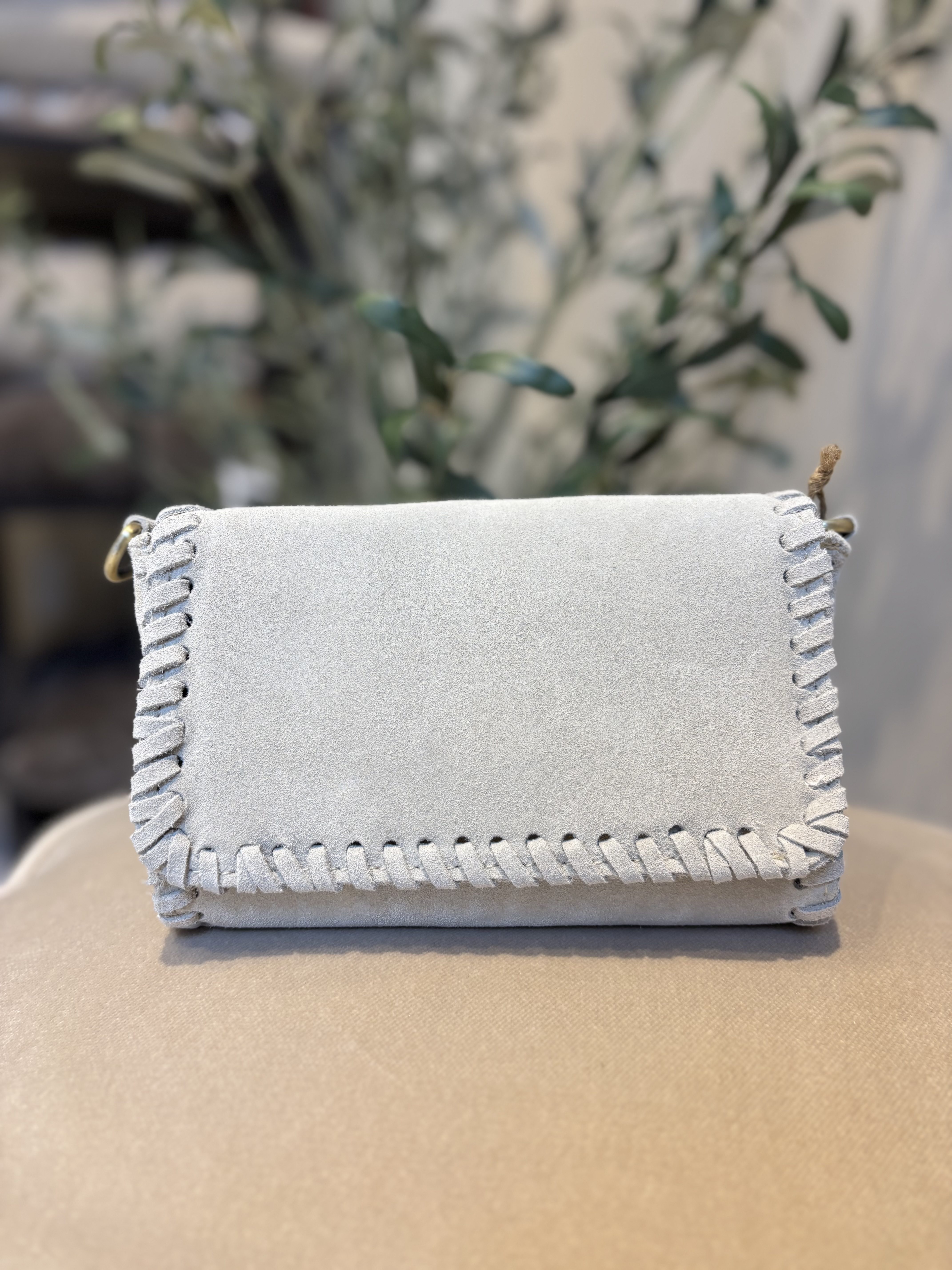Romee Bag - Suede Ecru