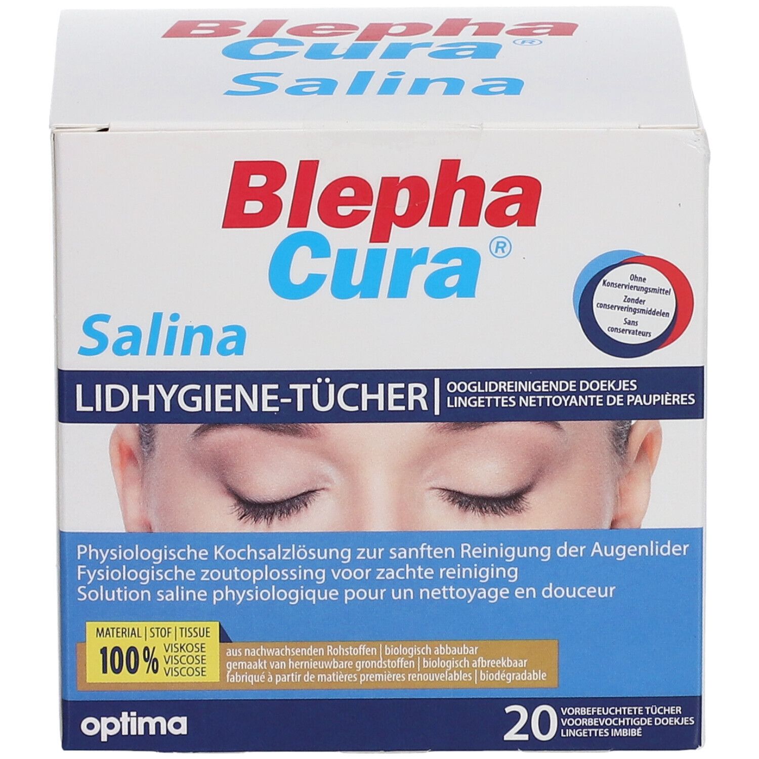 BlephaCura® Salina Lid-Tücher