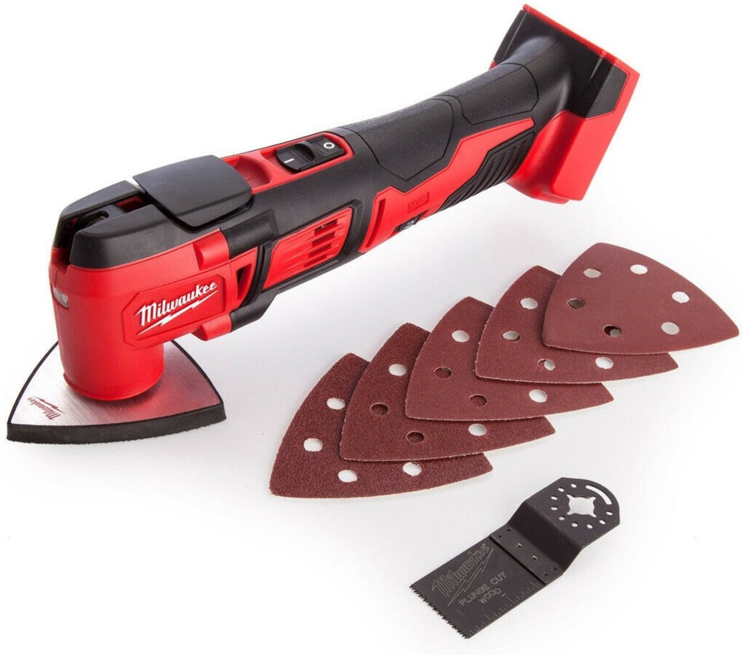 Milwaukee M18 BMT-0 18V Li-Ion accu multitool body   8 delige accessoireset