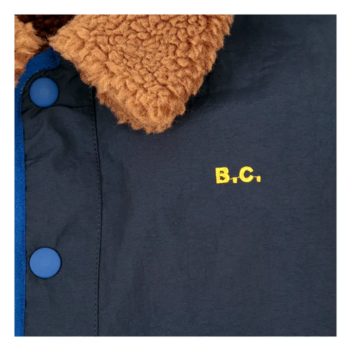 Bobo Choses Veste Réversible Façon Fourrure | Bleu nuit