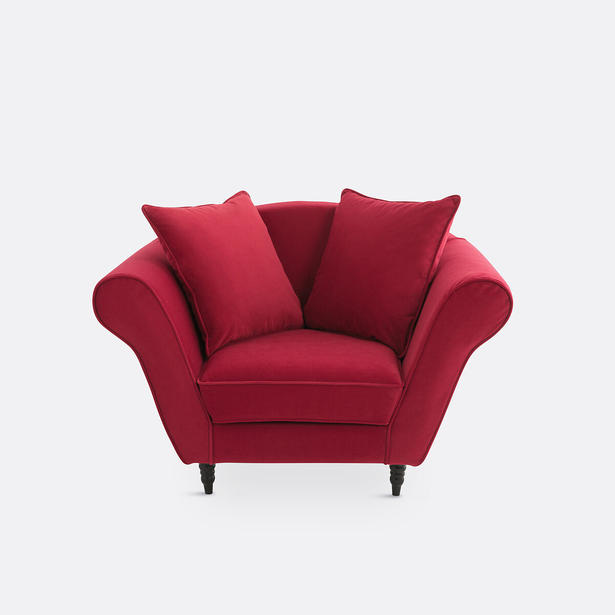 SO'HOME<br>Poltrona em fluweel, Batom