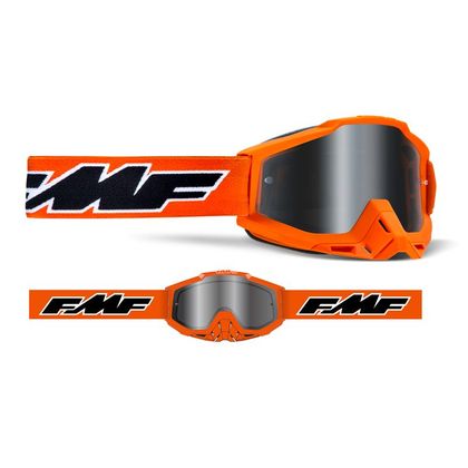 Masque cross FMF VISION POWERBOMB ROCKET ORANGE IRIDIUM 2022 - Orange